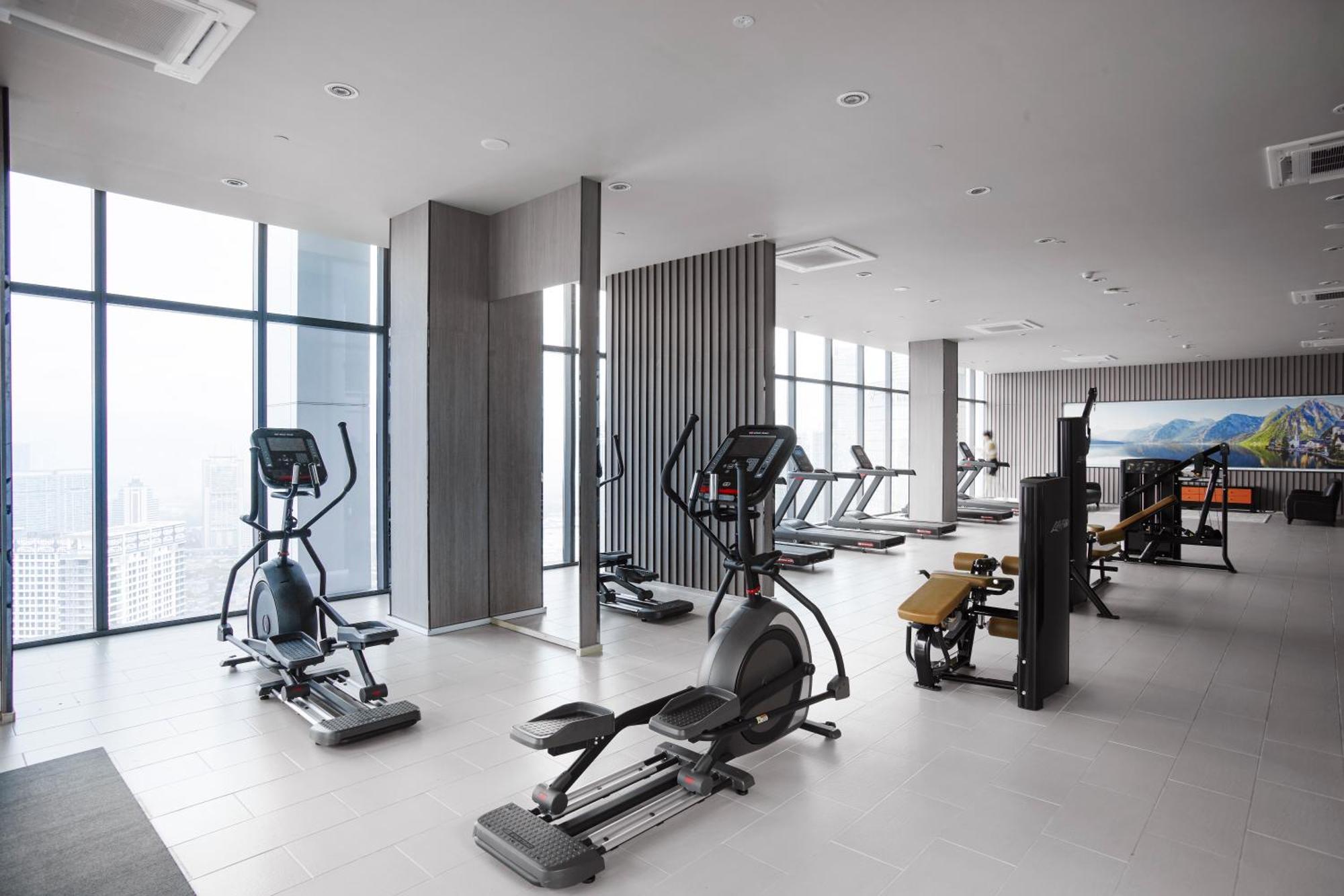 The Face Style Hotel Kuala Lumpur Zewnętrze zdjęcie A gym in a condominium